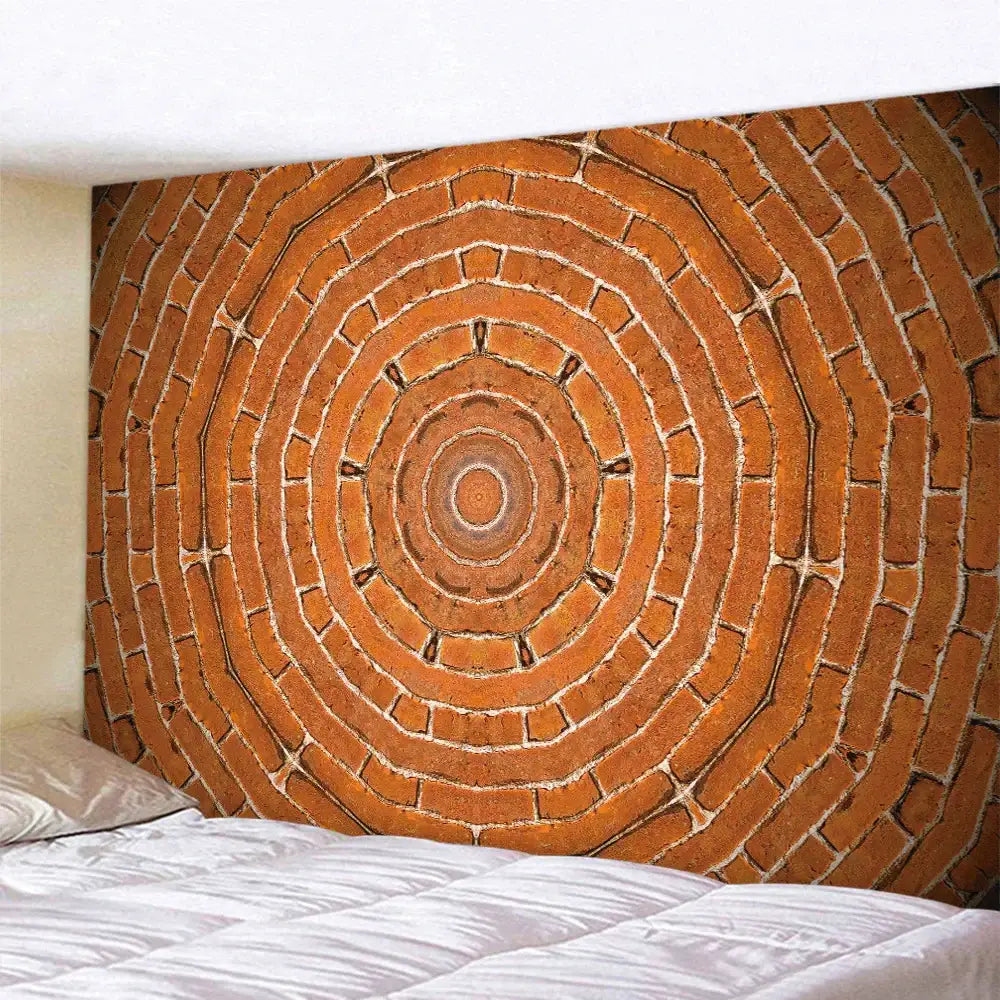 Mandala Brick Tapestry Decor