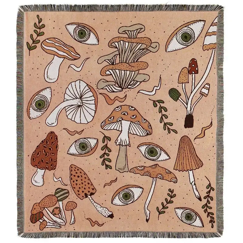 Yellow Sun Camping Blanket