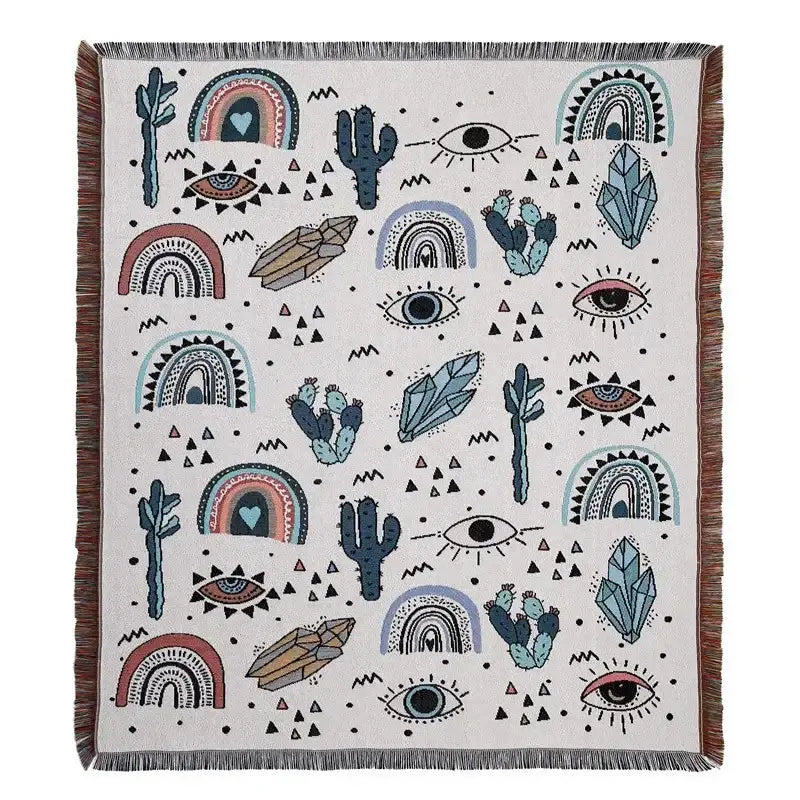 Yellow Sun Camping Blanket