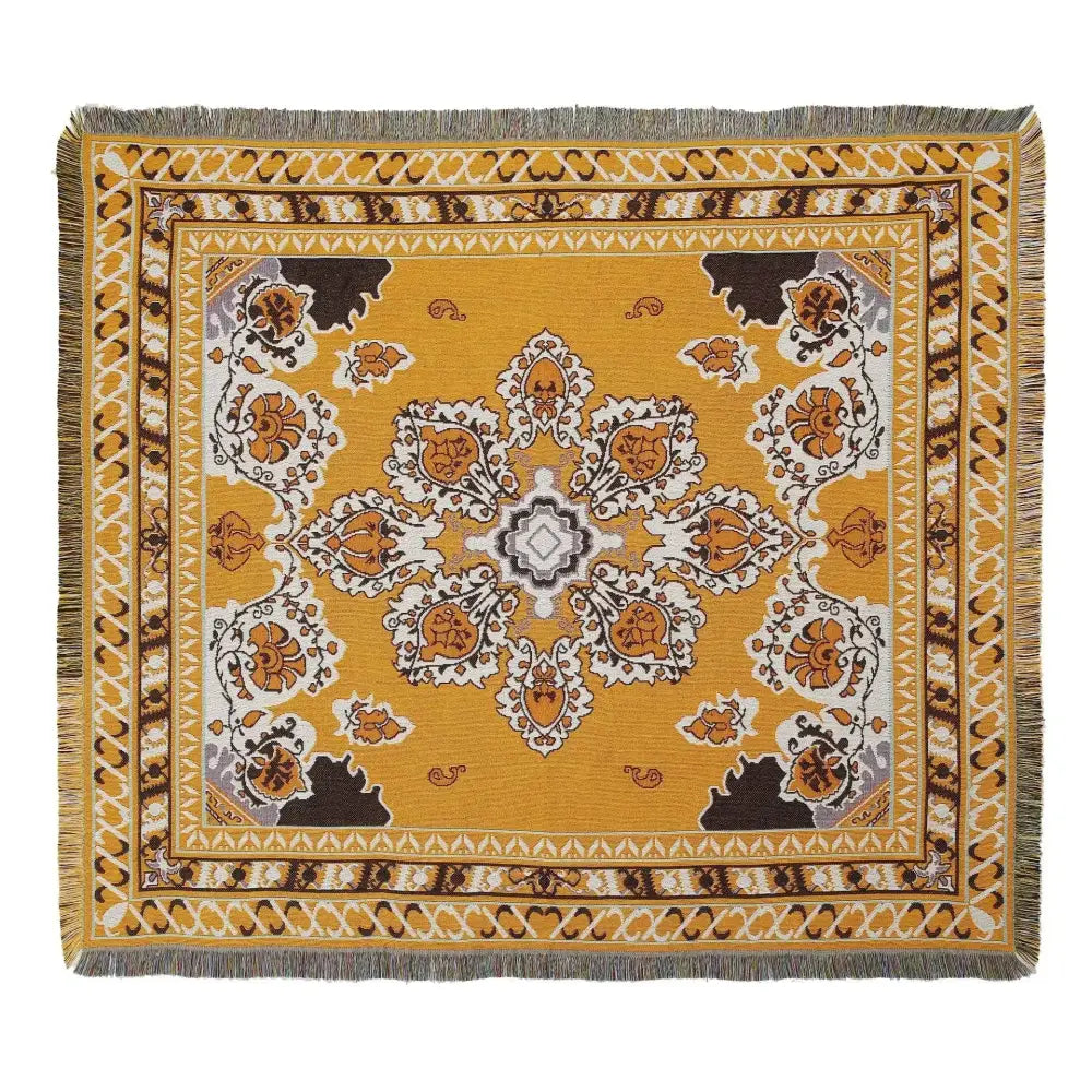 Yellow Sun Camping Blanket