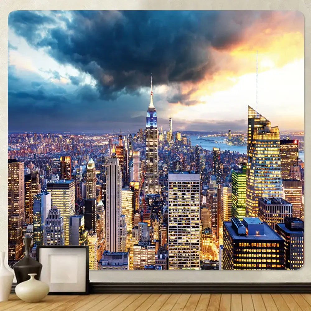 City View Wall Tapestry