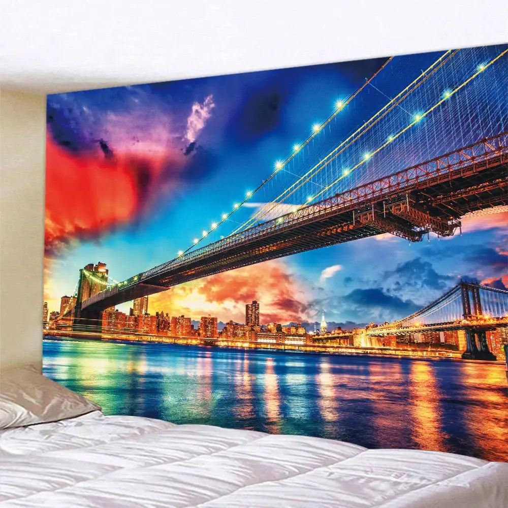 City View Wall Tapestry