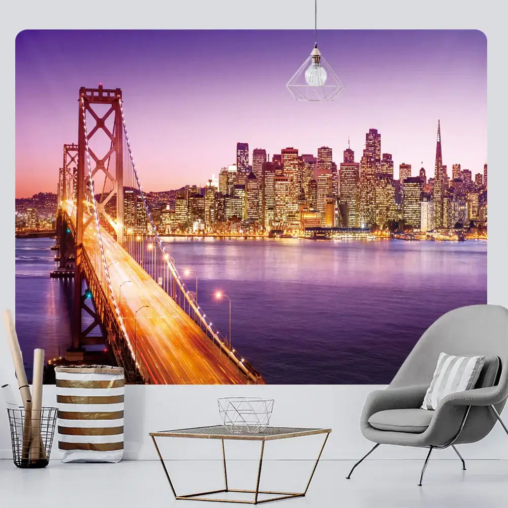 City View Wall Tapestry