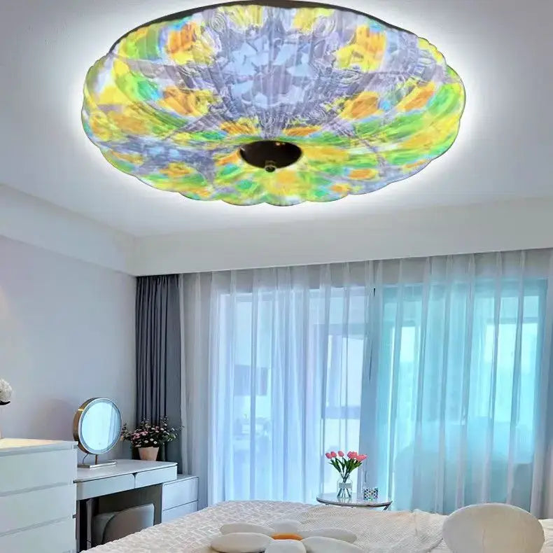 Colorful Mandala LED Ceiling Light