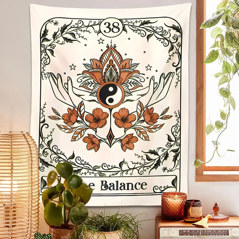 Polyester Tarot Wall Tapestry
