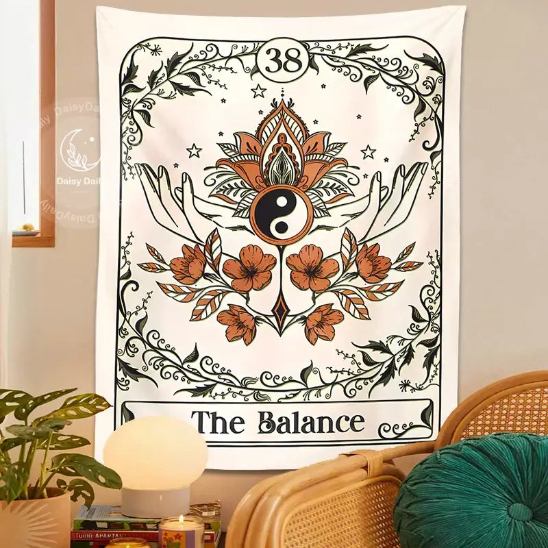 Polyester Tarot Wall Tapestry