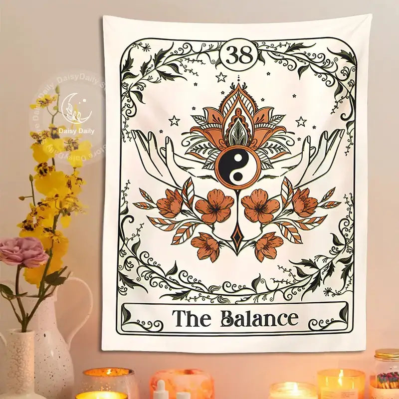 Polyester Tarot Wall Tapestry