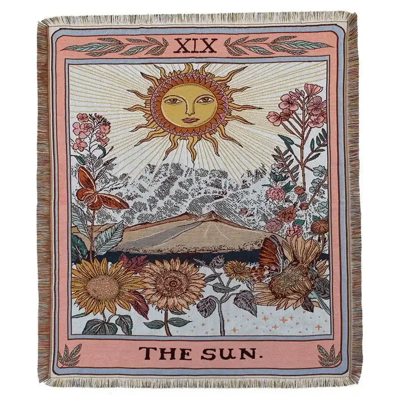 Gray Tiger Tapestry Rug