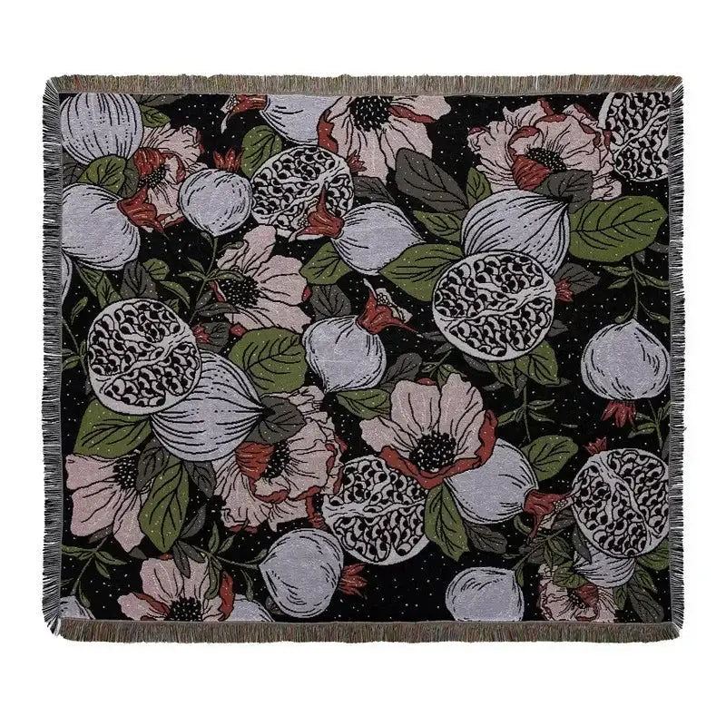 Gray Tiger Tapestry Rug