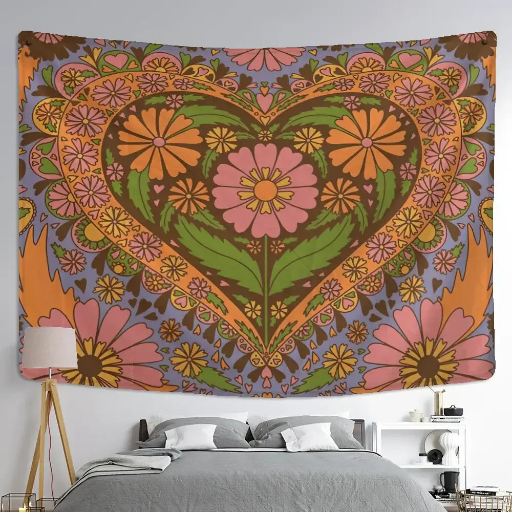 Purple Astrology Wall Tapestry