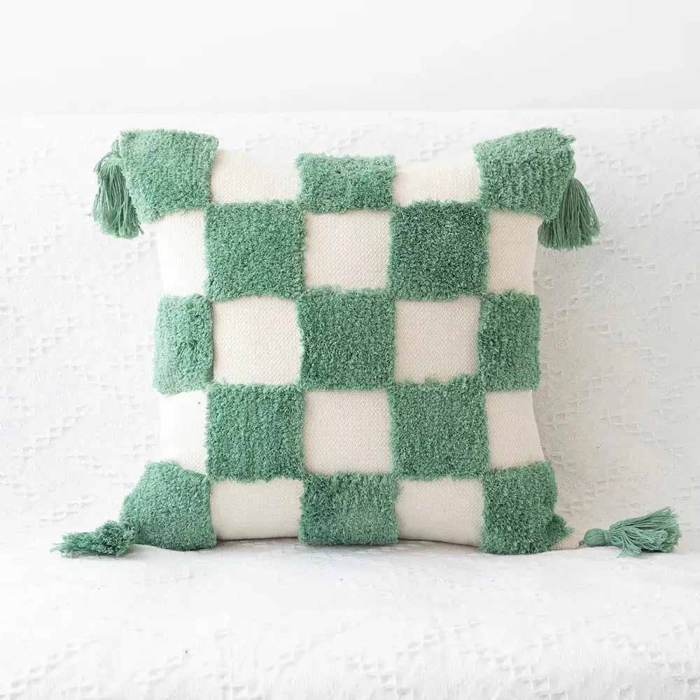 Beige Geometric Pillow Case