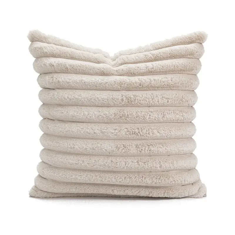 Beige Geometric Tassel Cover
