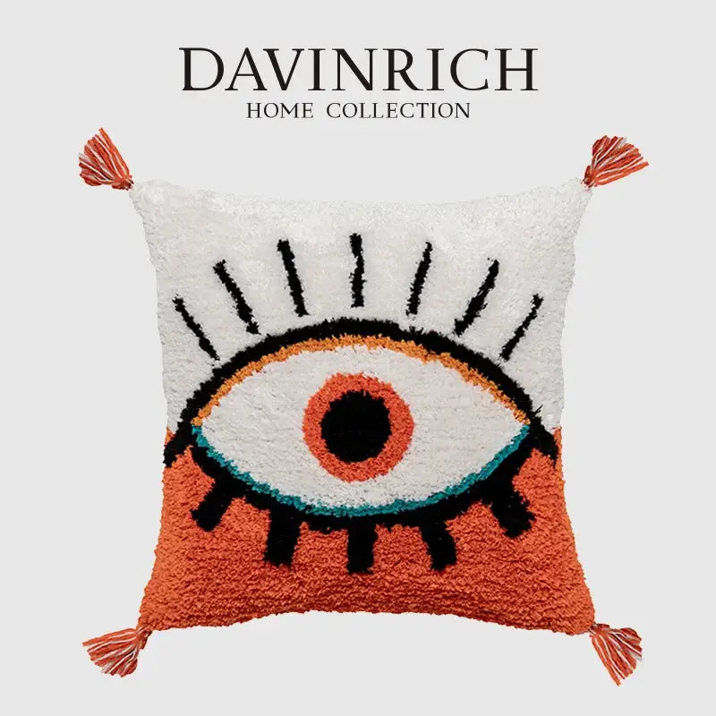 Beige Tufted Cushion Covers