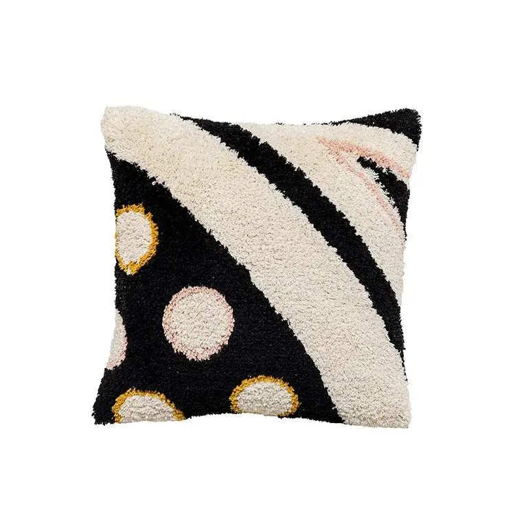 Beige Tufted Cushion Covers