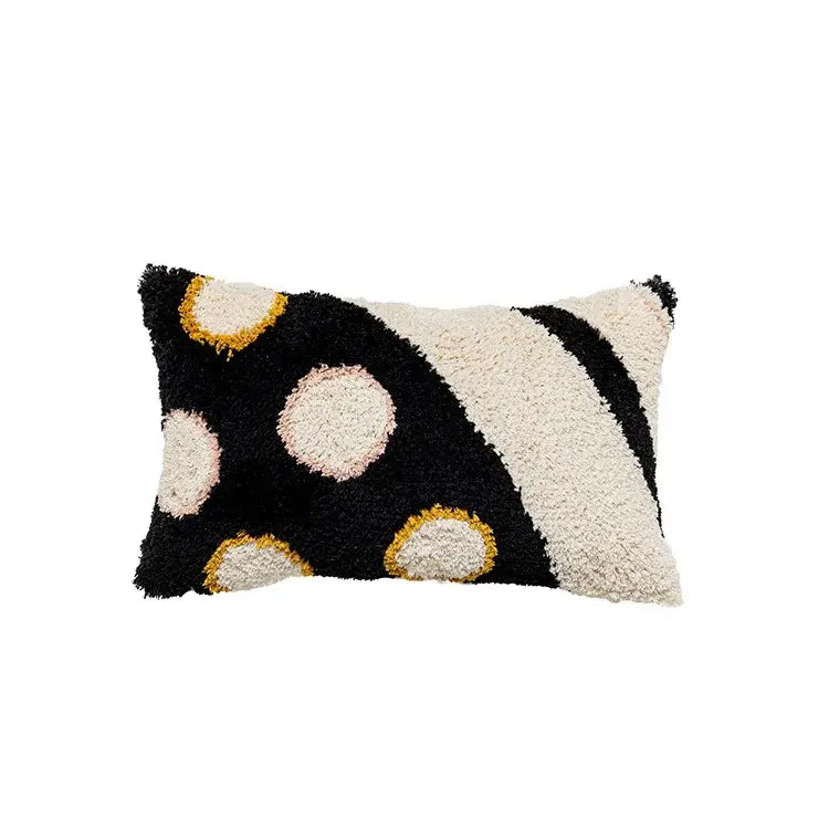 Beige Tufted Cushion Covers