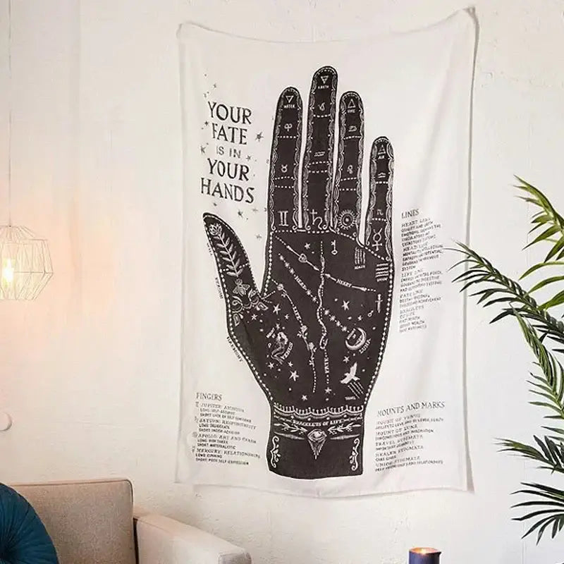 Black Divination Tapestry Decor