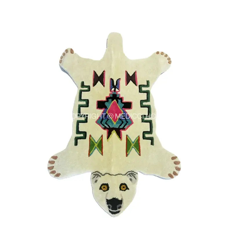 Black Boho Bear Rug