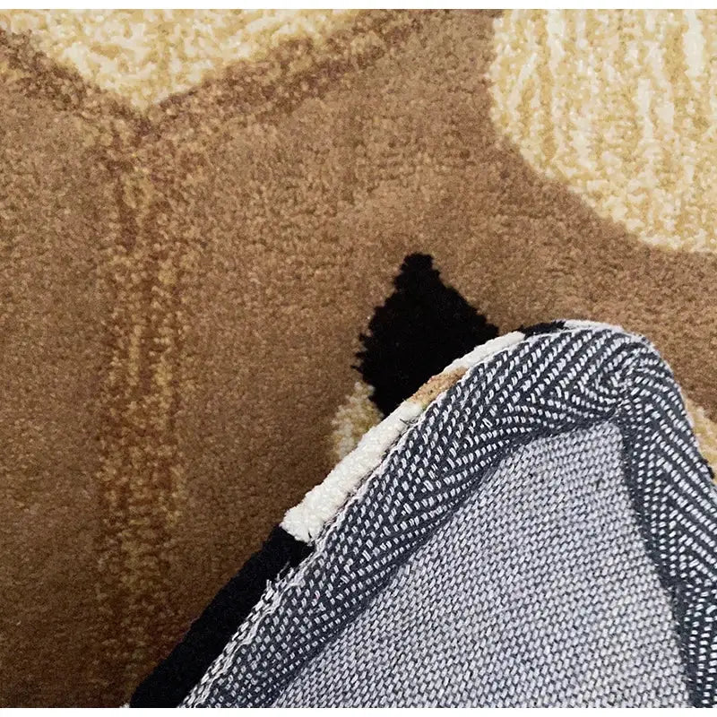 Black Boho Bear Rug