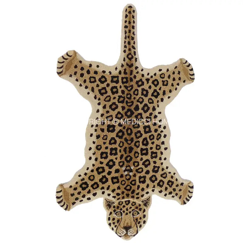 Black Boho Bear Rug
