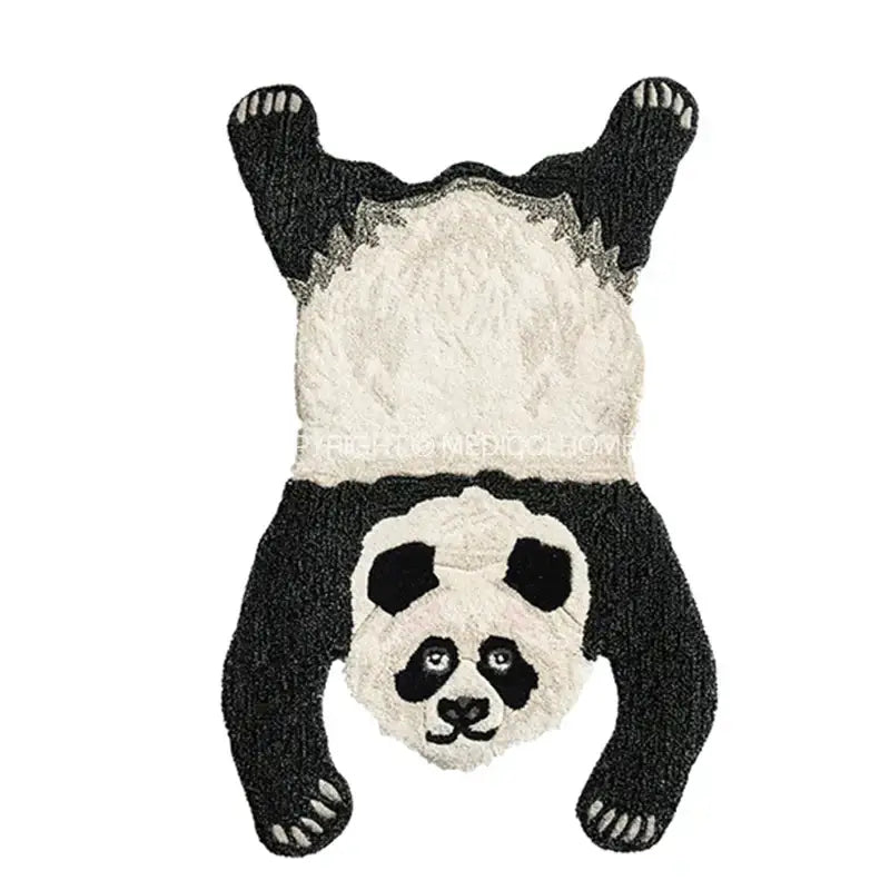 Black Boho Bear Rug