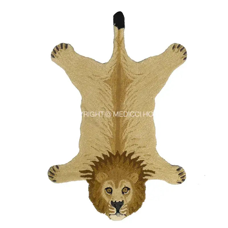 Black Boho Bear Rug