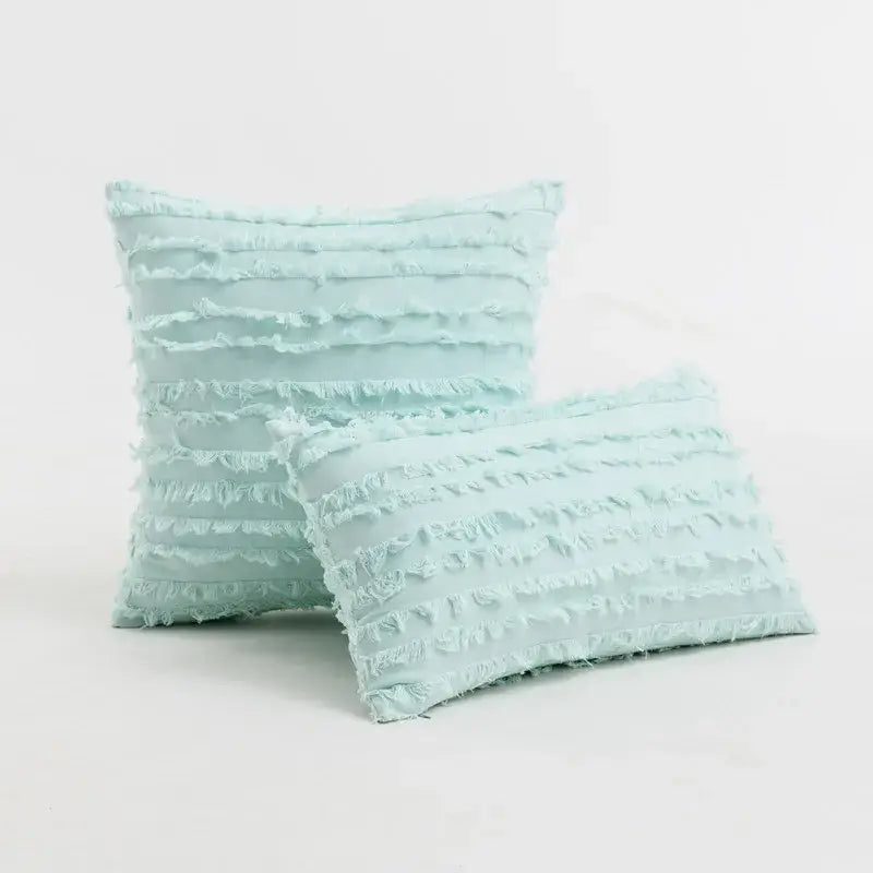 Black Tassel Pillow Covers