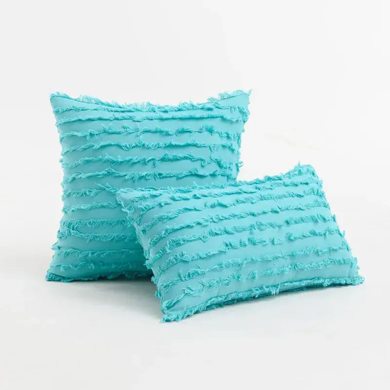 Black Tassel Pillow Covers