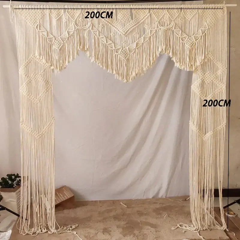 Cotton Macrame Wedding Backdrop