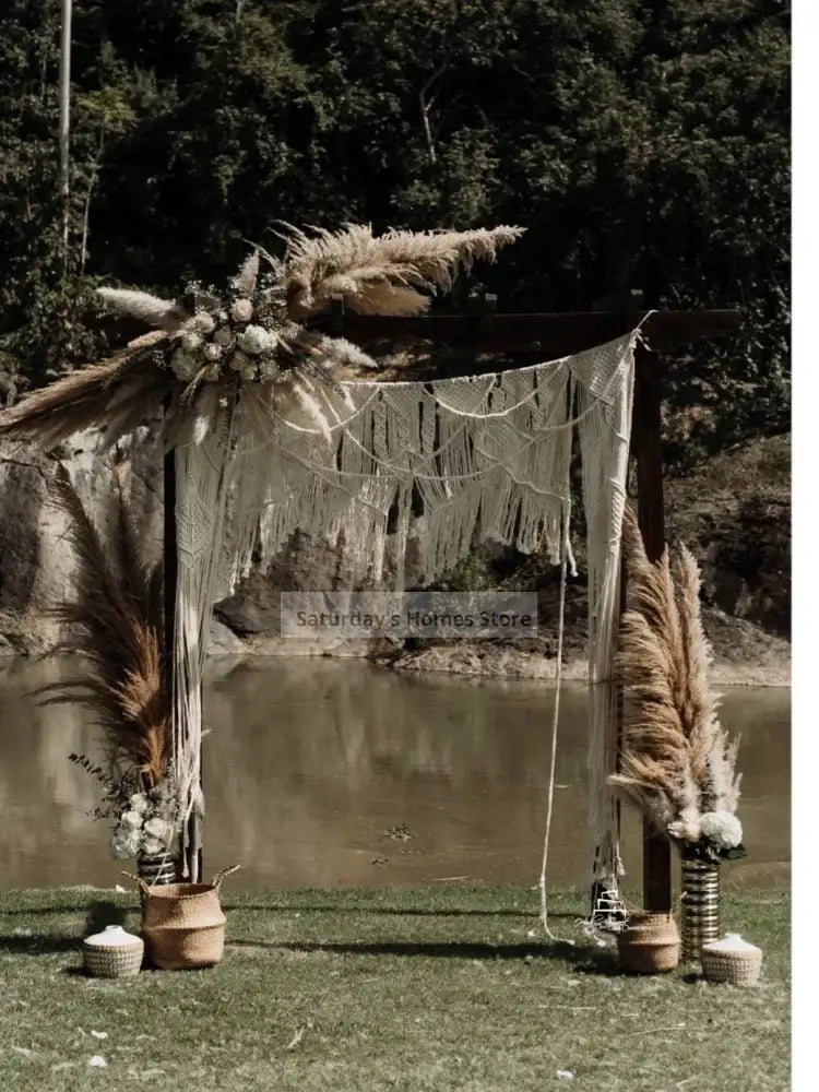 Cotton Macrame Wedding Backdrop