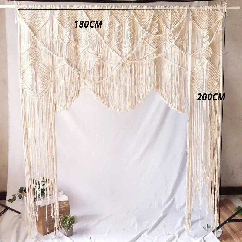 Cotton Macrame Wedding Backdrop