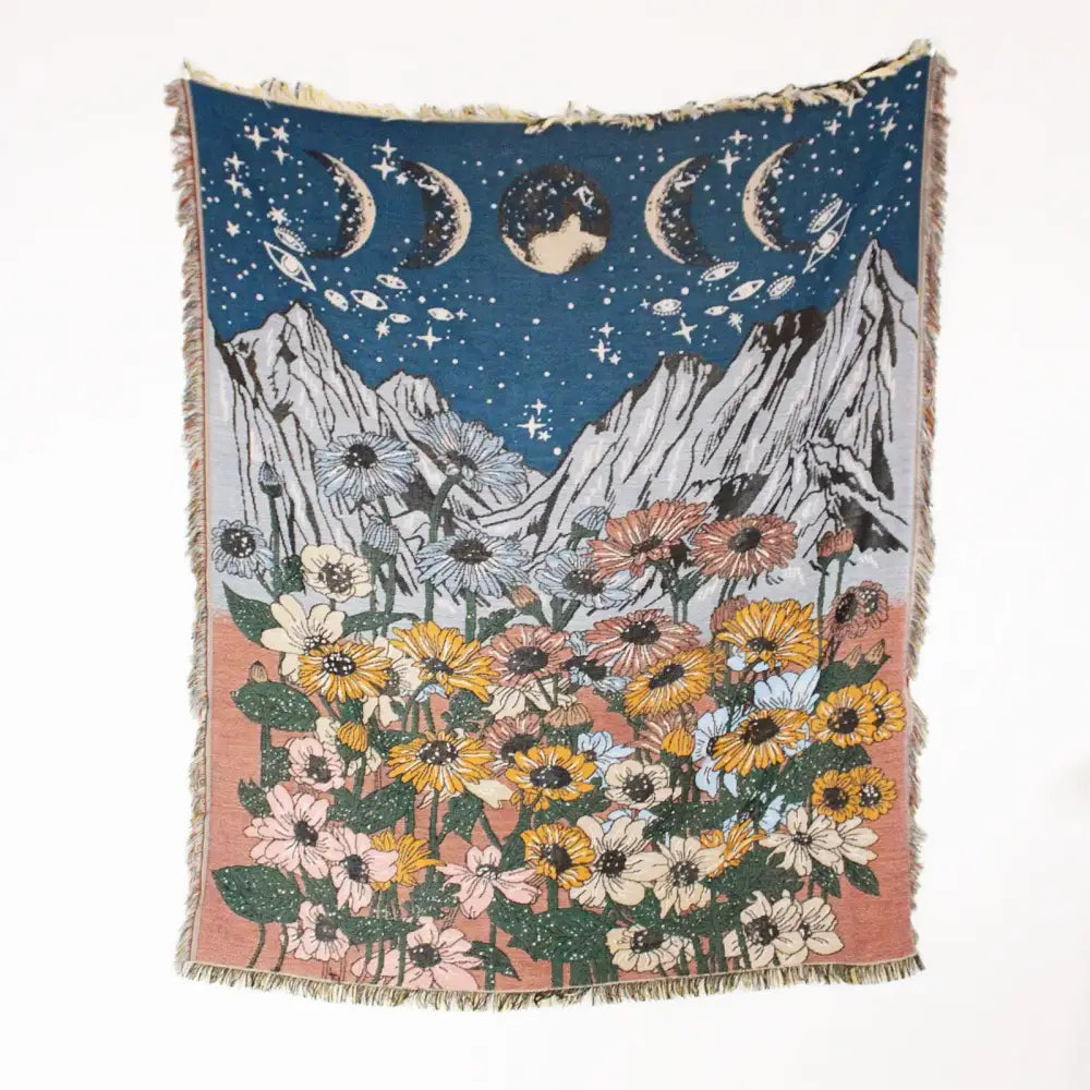 Floral Cotton Blanket