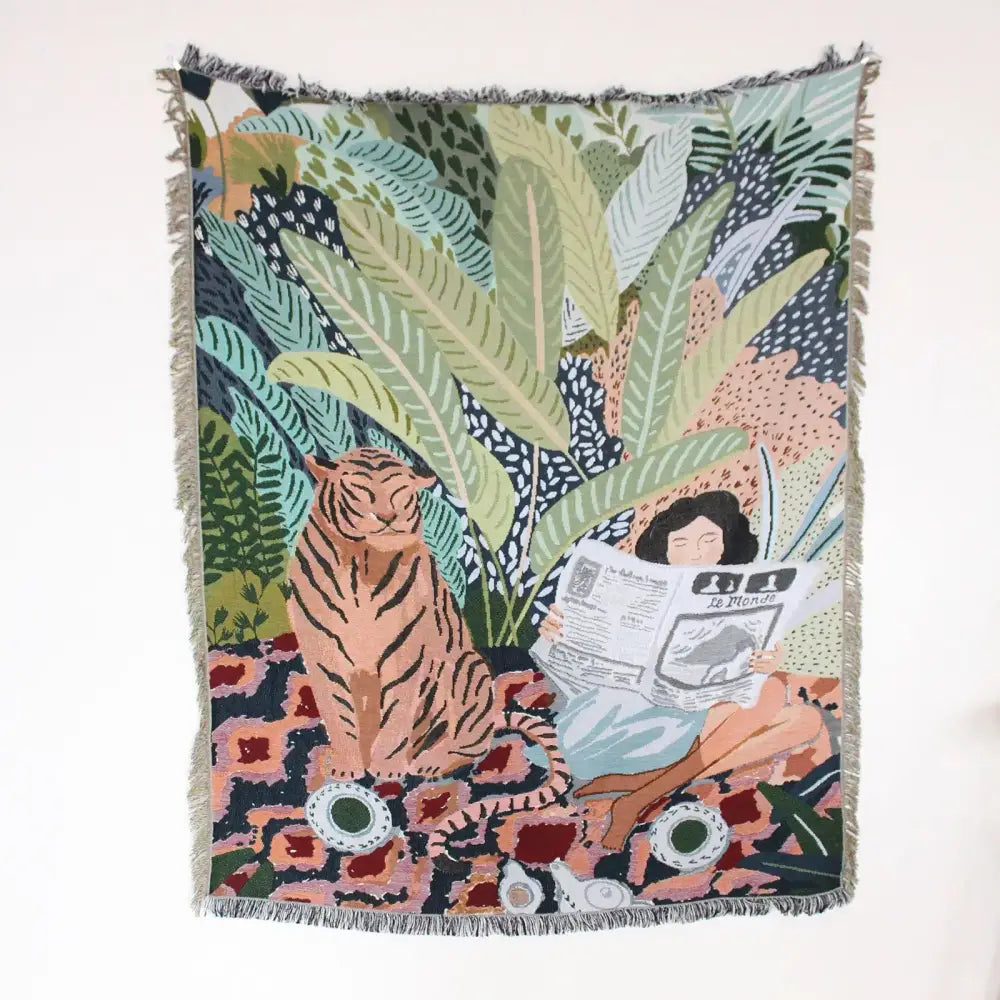 Floral Cotton Blanket