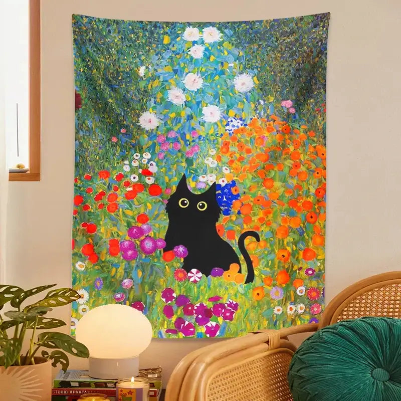 Floral Boho Tapestry Decor