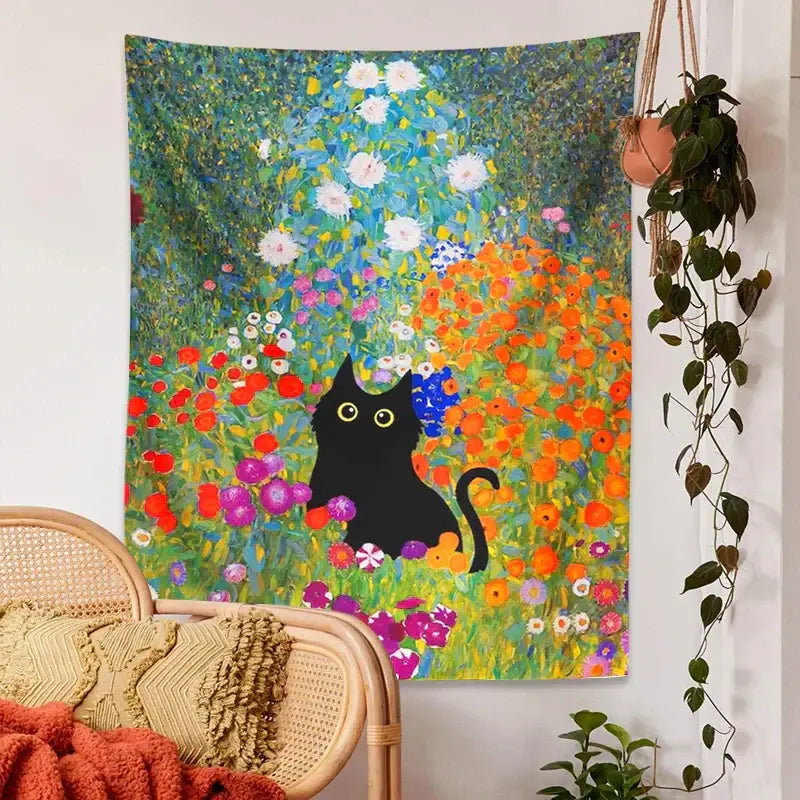 Floral Boho Tapestry Decor