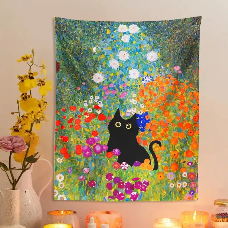 Floral Boho Tapestry Decor