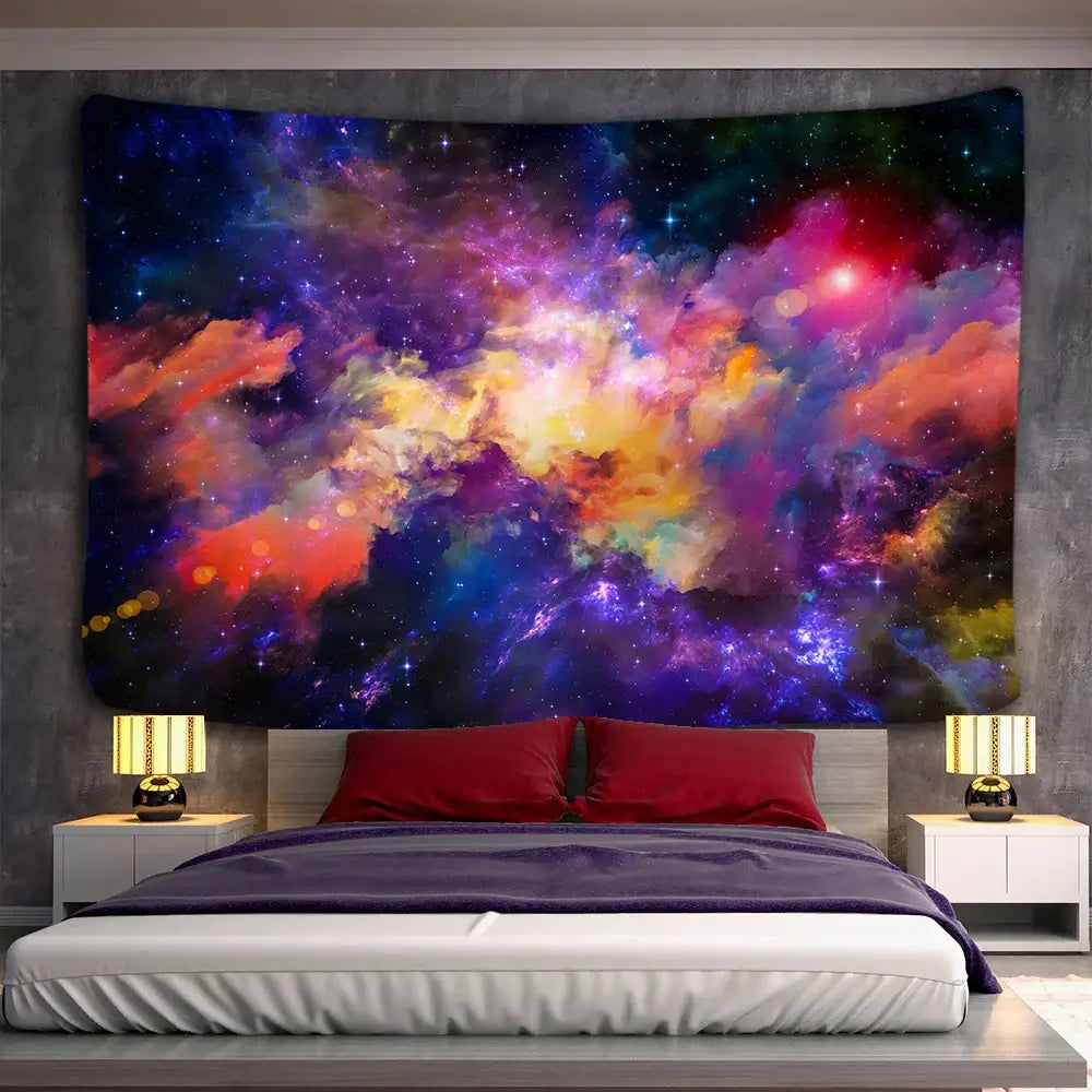 Psychedelic Cosmic Wall Tapestry