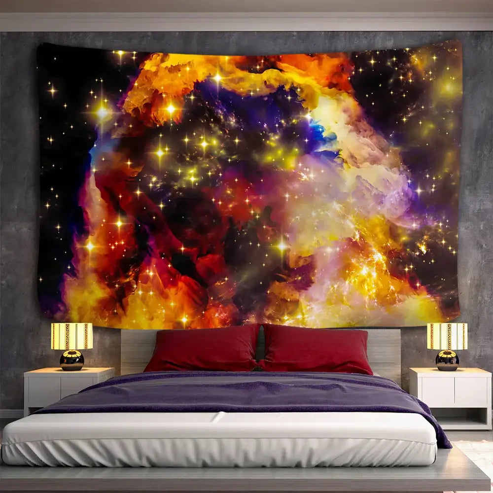 Psychedelic Cosmic Wall Tapestry