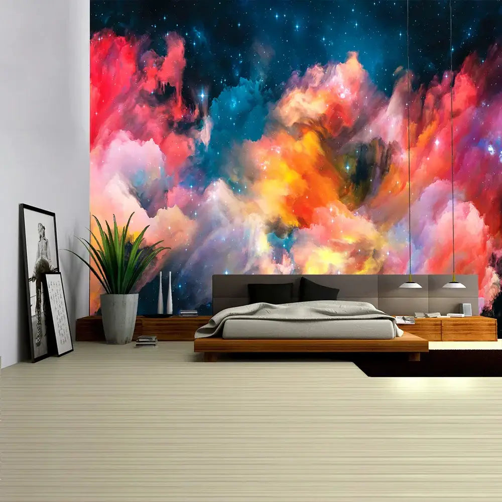 Psychedelic Cosmic Wall Tapestry