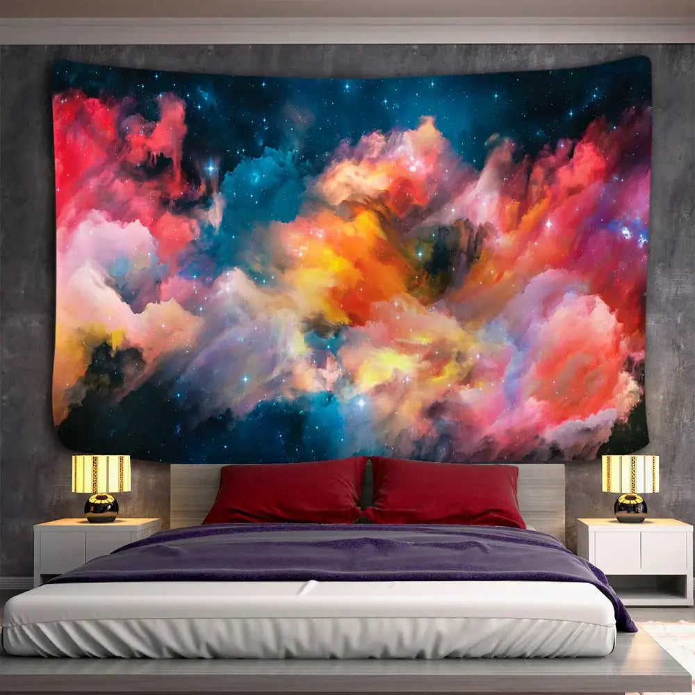 Psychedelic Cosmic Wall Tapestry