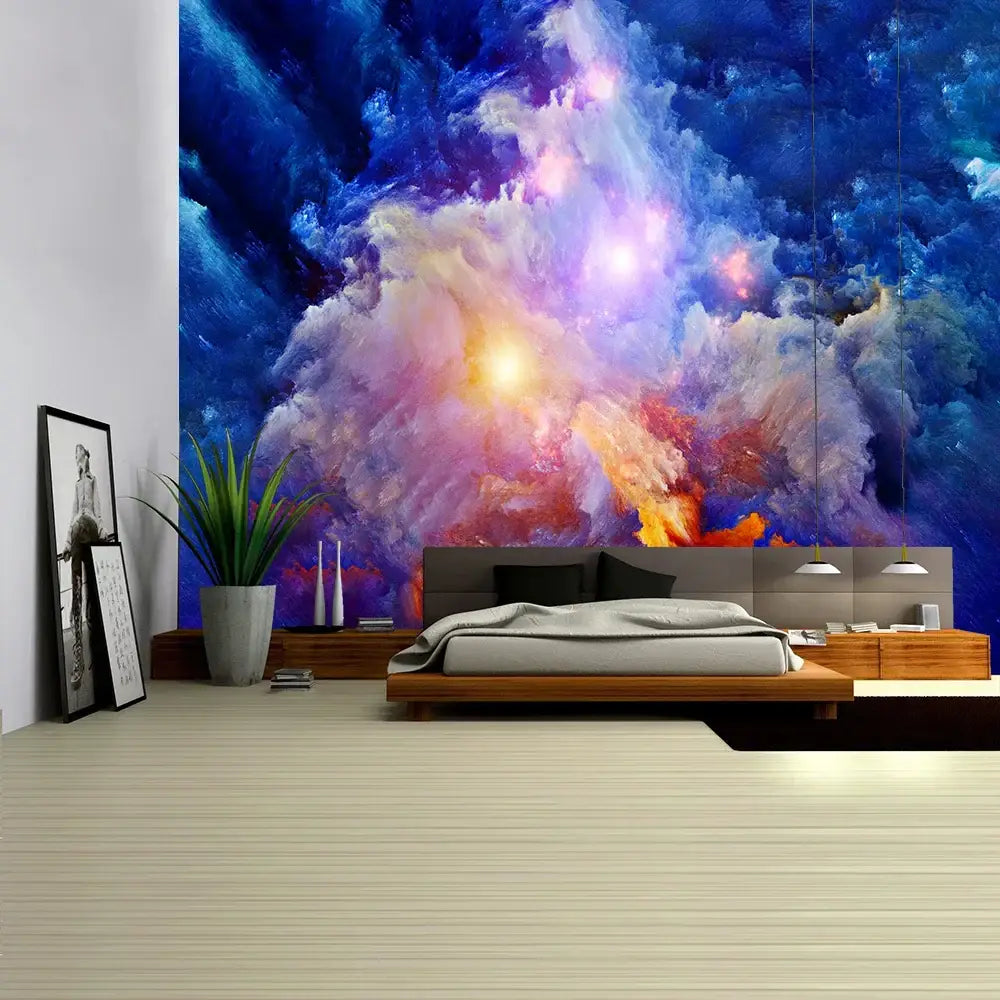 Psychedelic Cosmic Wall Tapestry