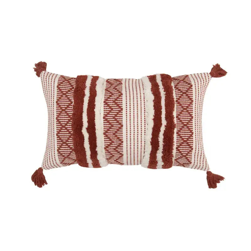 Navy Mustard Jacquard Pillow
