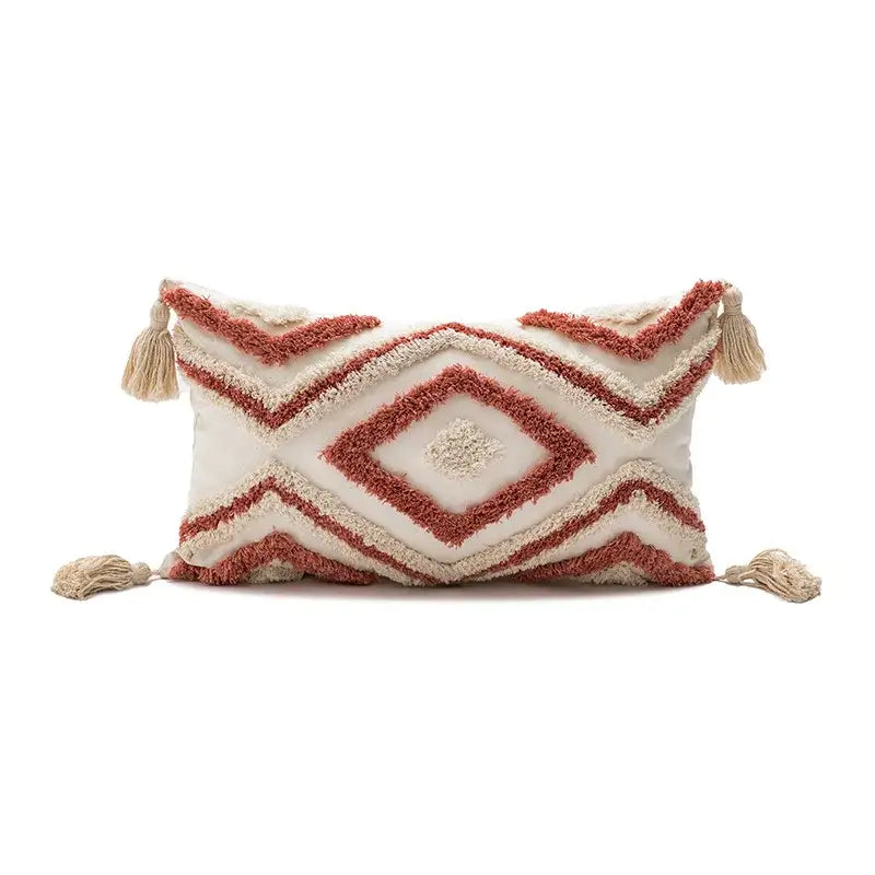 Tufted Geometric Pillow Cover