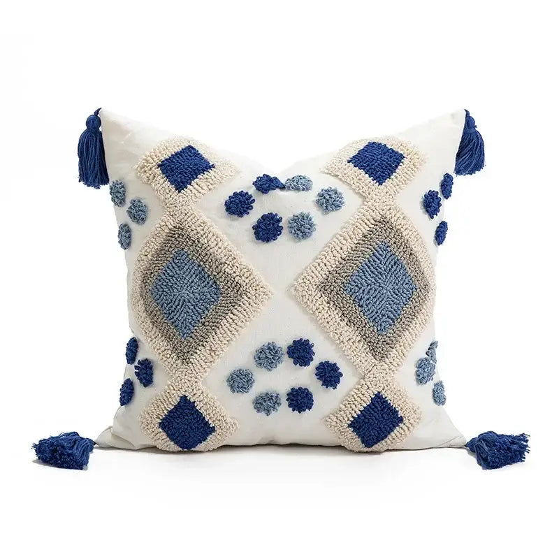 Tufted Geometric Pillow Cover