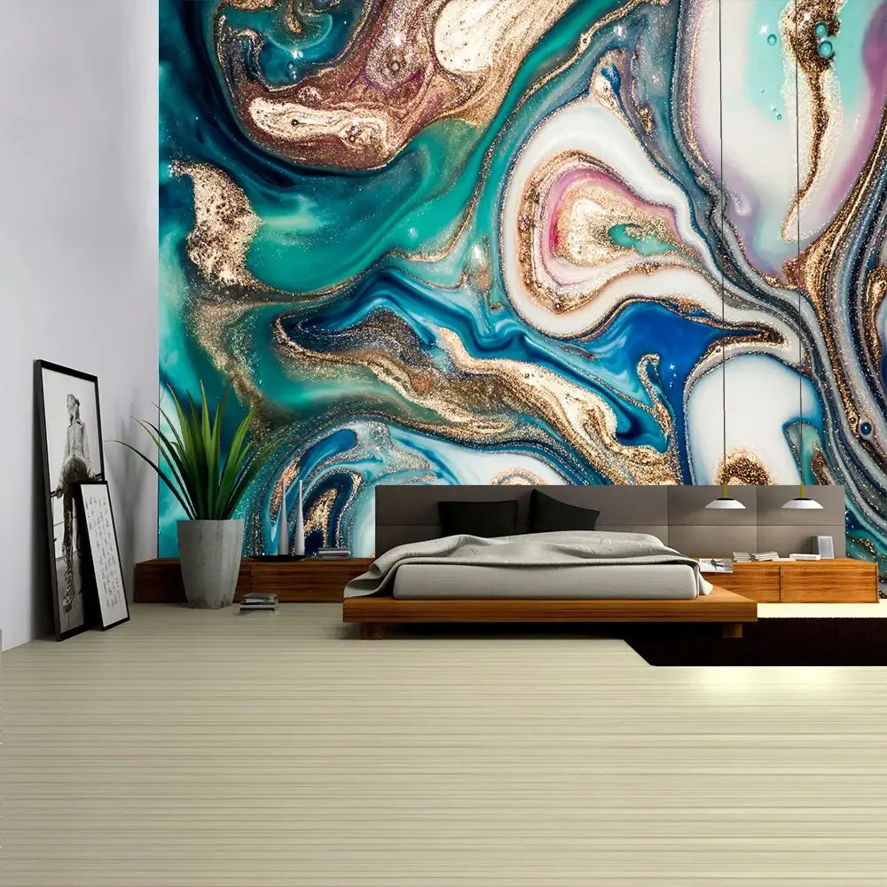 Marble Abstract Wall Tapestry