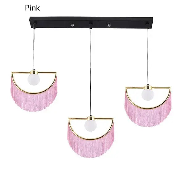Glass Ball Boho Pendant Light