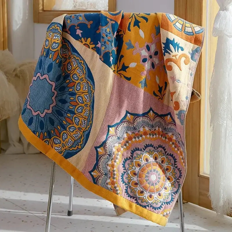 Patchwork Cotton Bath Towel