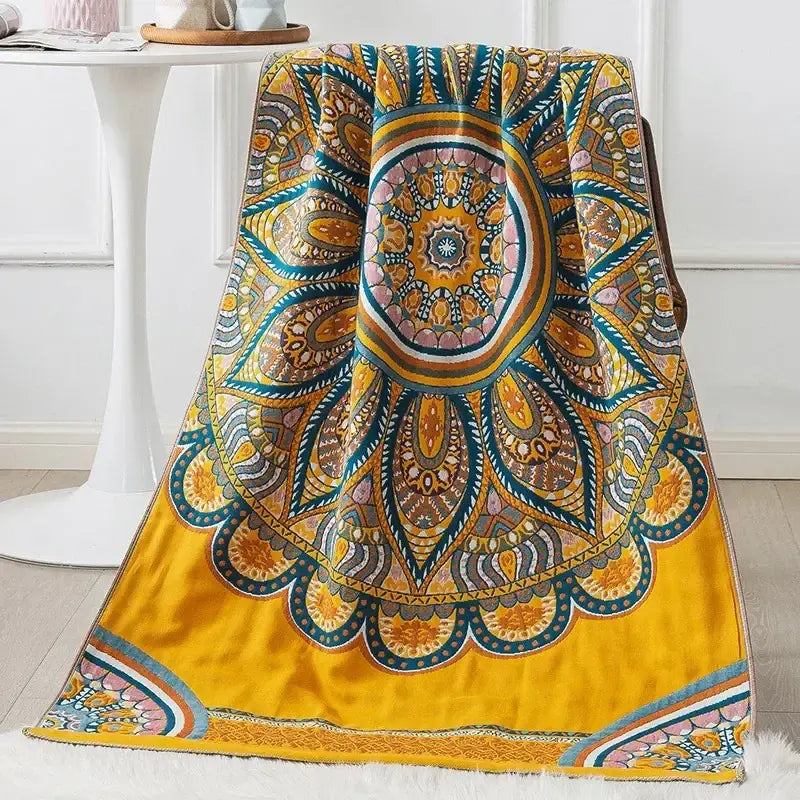 Patchwork Cotton Bath Towel