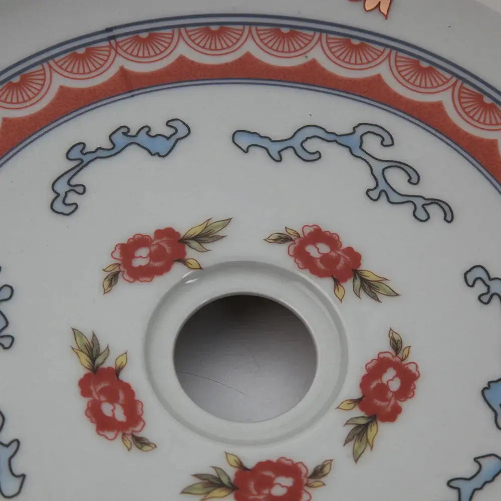Floral Ceramic Bathroom Sink