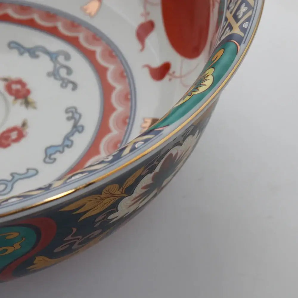 Floral Ceramic Bathroom Sink