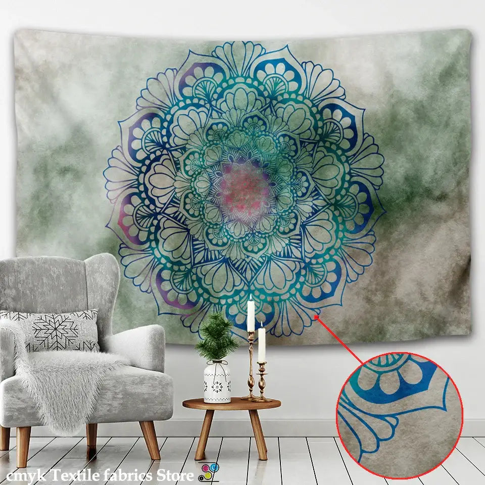 Mandala Galaxy Wall Tapestry